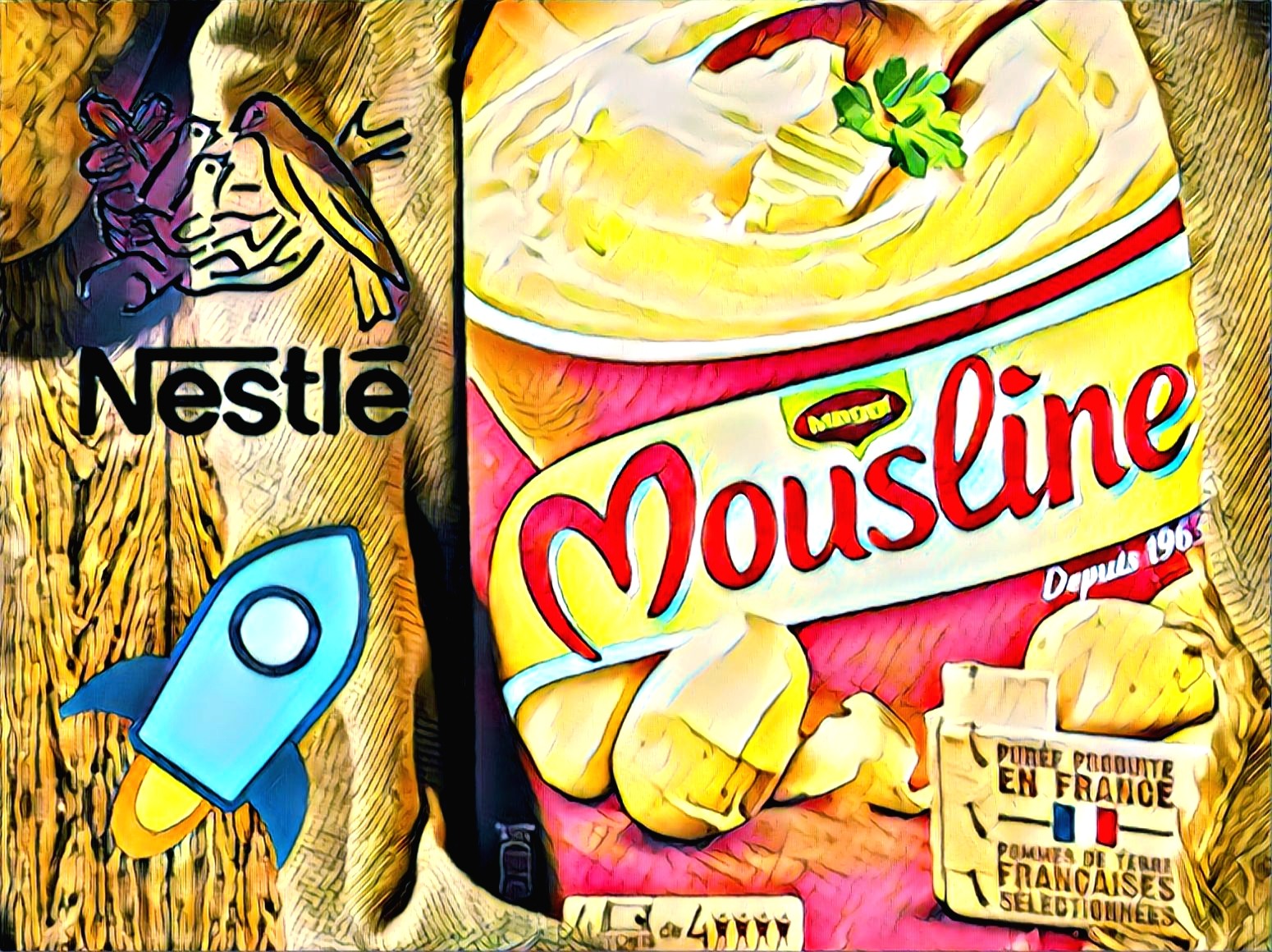 Mousline Nestle Carrefour IBM Stellar